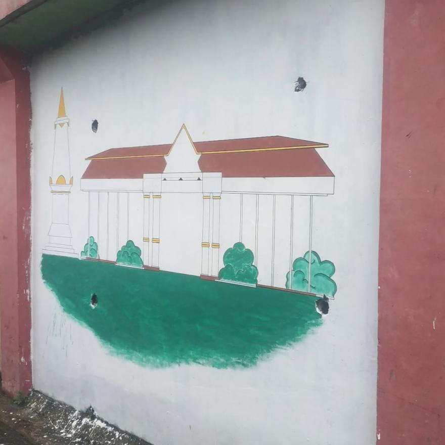 Percantik Ekowisata, KKN PPM UGM Lukis Mural